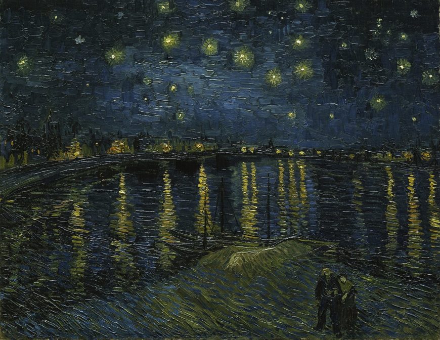 Vincent van Gogh, Starry Night over the Rhone, 1888, oil on canvas, 72 x 92 cm (Musée d'Orsay, photo: Paris 16, public domain)