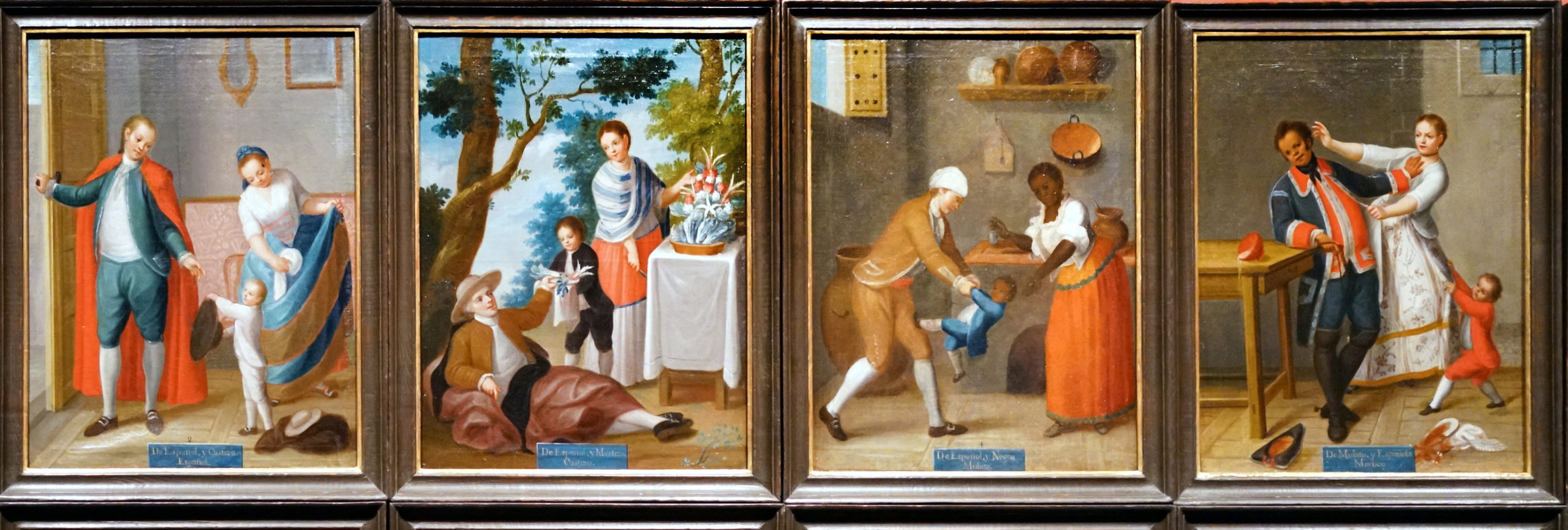 Spaniard and Indian Produce a Mestizo, attributed to Juan