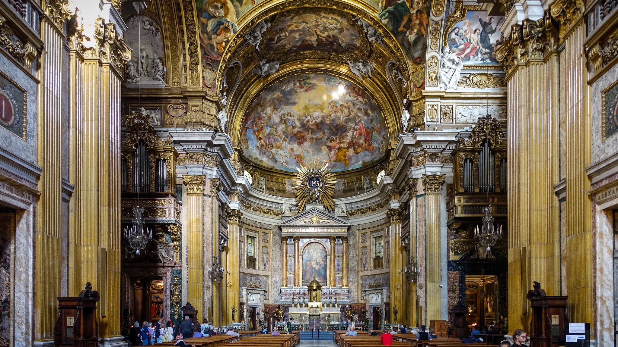 Baroque Church Interior Historic Design