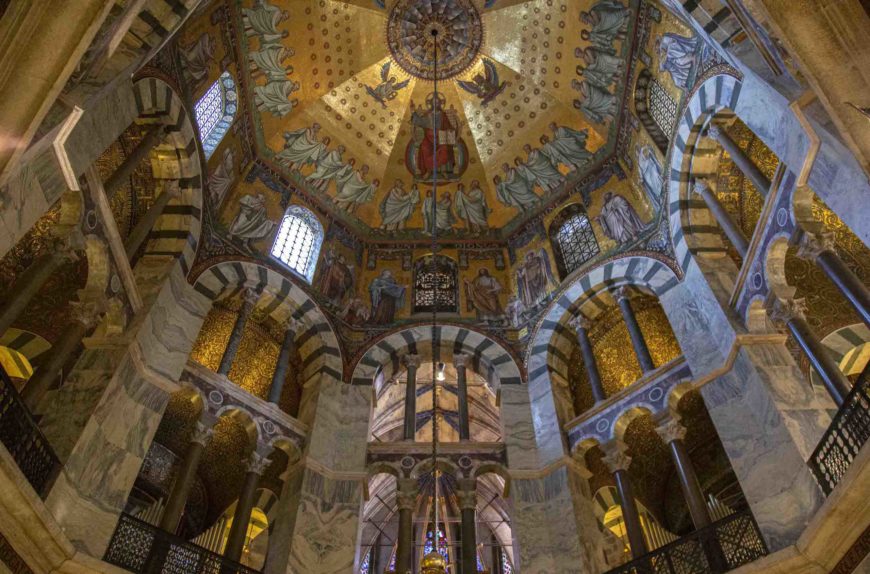 Odo of Metz, Palatine Chapel Interior, Aachen, 805 (photo: byzantologist, CC BY-NC-SA 2.0)