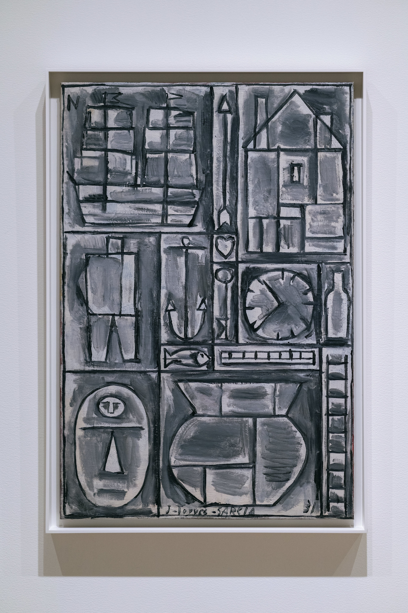 Joaquín Torres-García, Composition, 1931, 91.7 x 61 cm (The Museum of Modern Art)