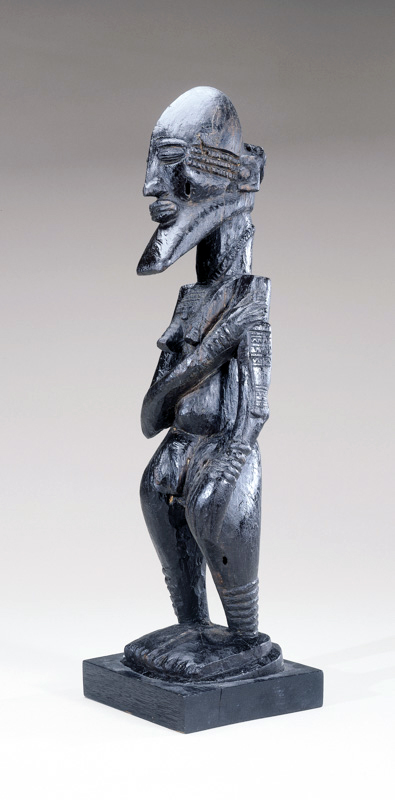 Intersex Figure Reaching for a Dagger, Dogon Peoples, Mali, date not now known. New Orleans Museum of Art
