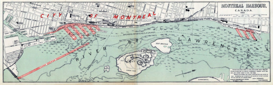 Carte du Port, 1893 (Port Montreal)