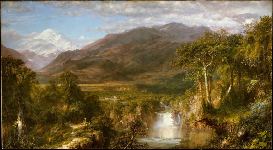 Frederic Edwin Church, Heart of the Andes, 1859, oil on canvas, 168 x 302.9 cm (The Metropolitan Museum of Art)