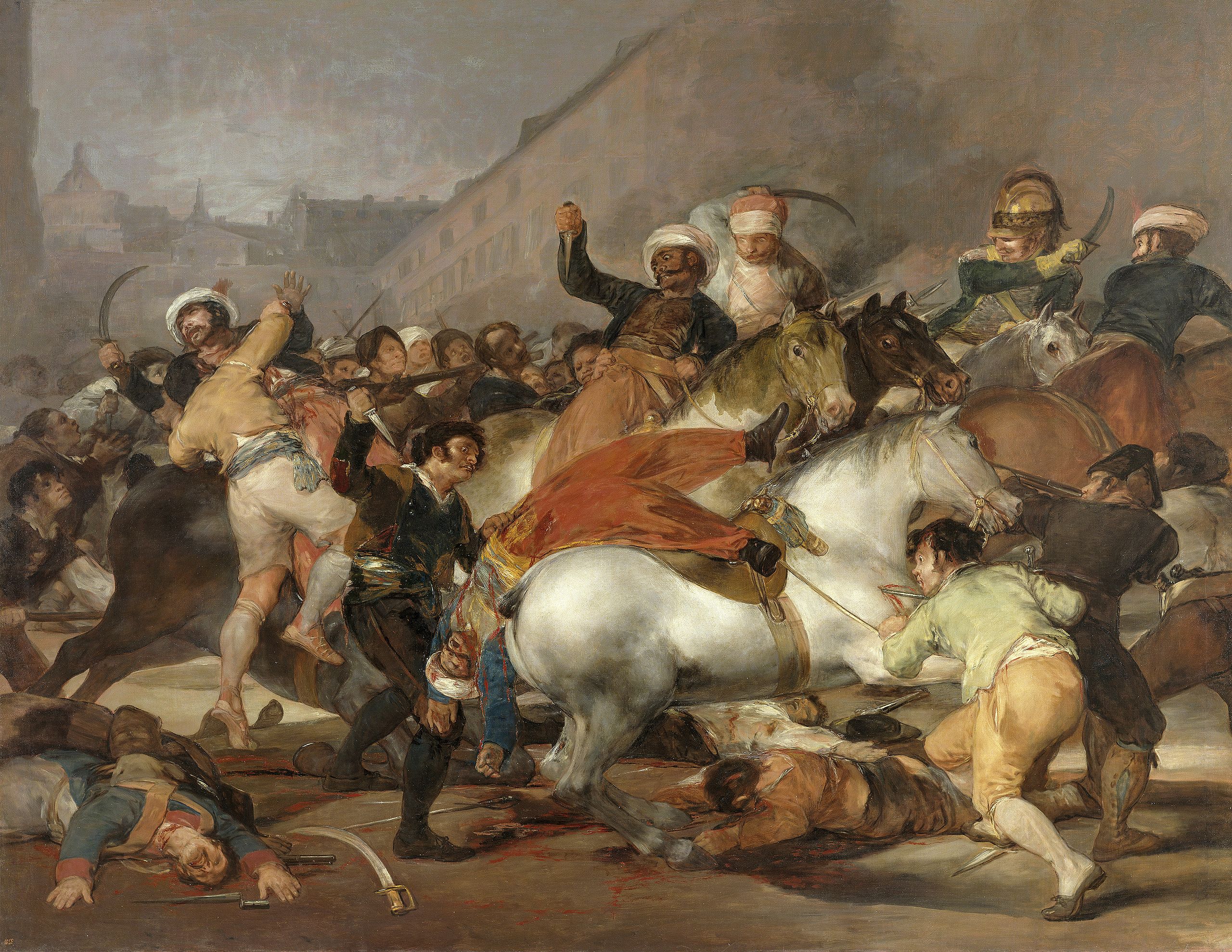 Francisco Goya The Third Of May 1808 Renaissance Through   El Dos De Mayo De 1808 En Madrid Rdit 