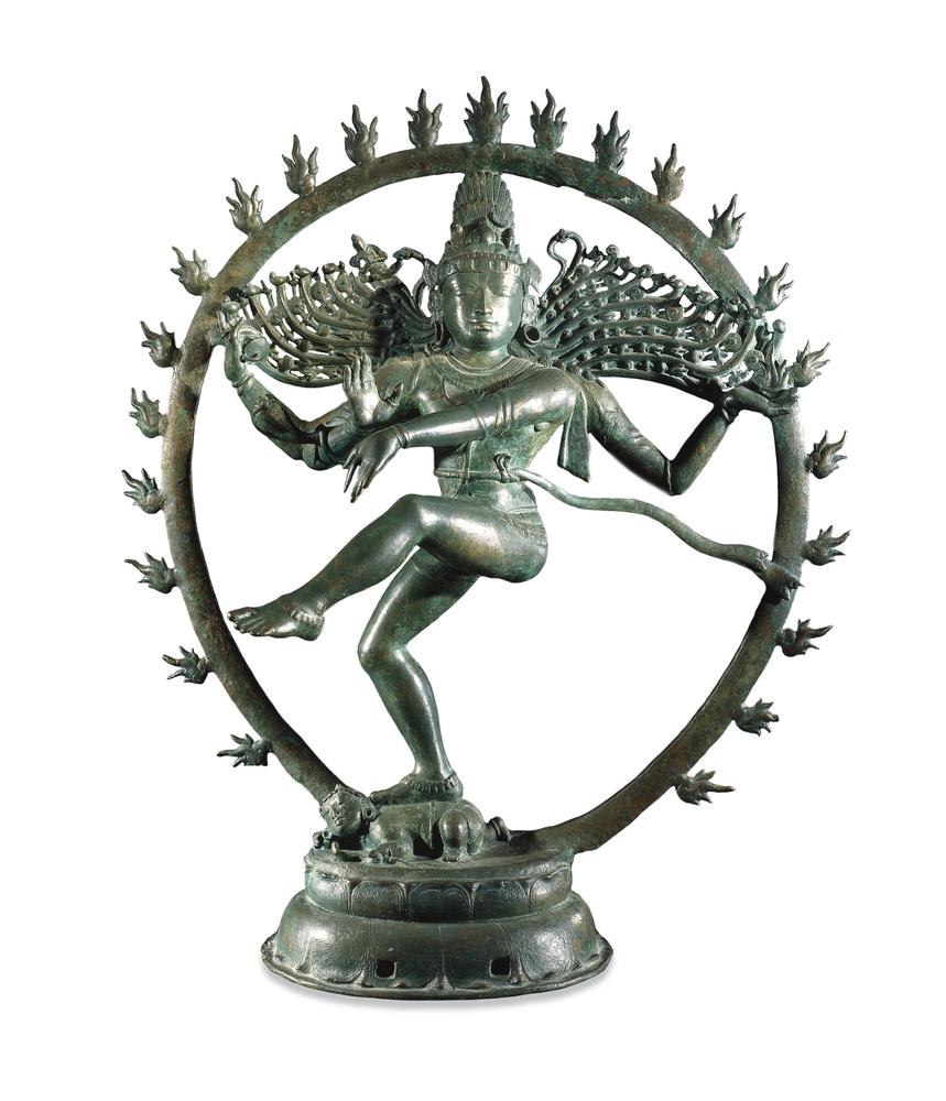 Bronze figure of Nataraja, from Tamil Nadu, Southern India, around AD 1100,89.5 cm high (© The Trustees of the British Museum)