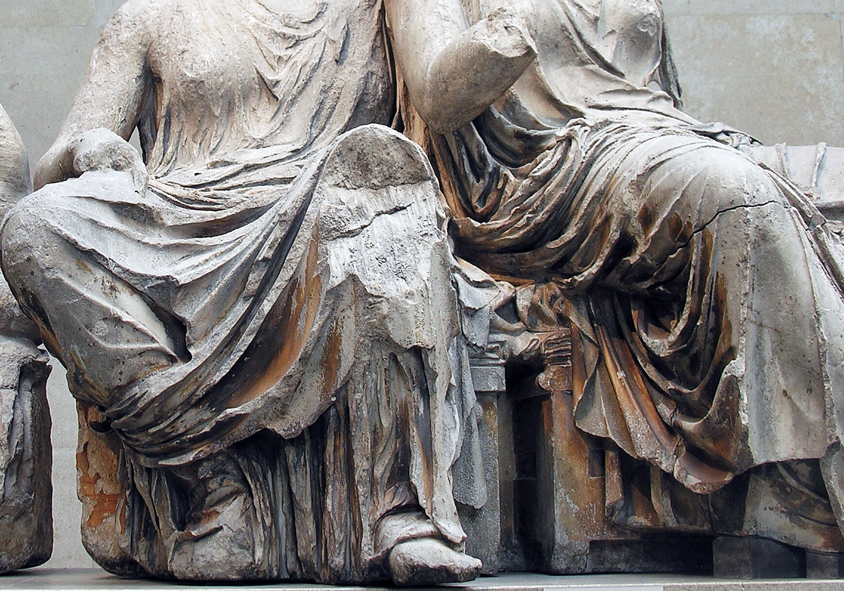 Phidias (?), Sculpture from the east pediment of the Parthenon, marble, c. 448-432 B.C.E. (British Museum, London)
