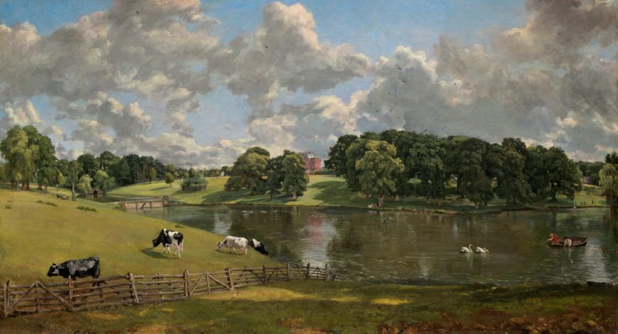 John Constable, Wivenhoe Park, Essex, 1816, oil on canvas, 56.1 x 101.2 cm (National Gallery of Art)
