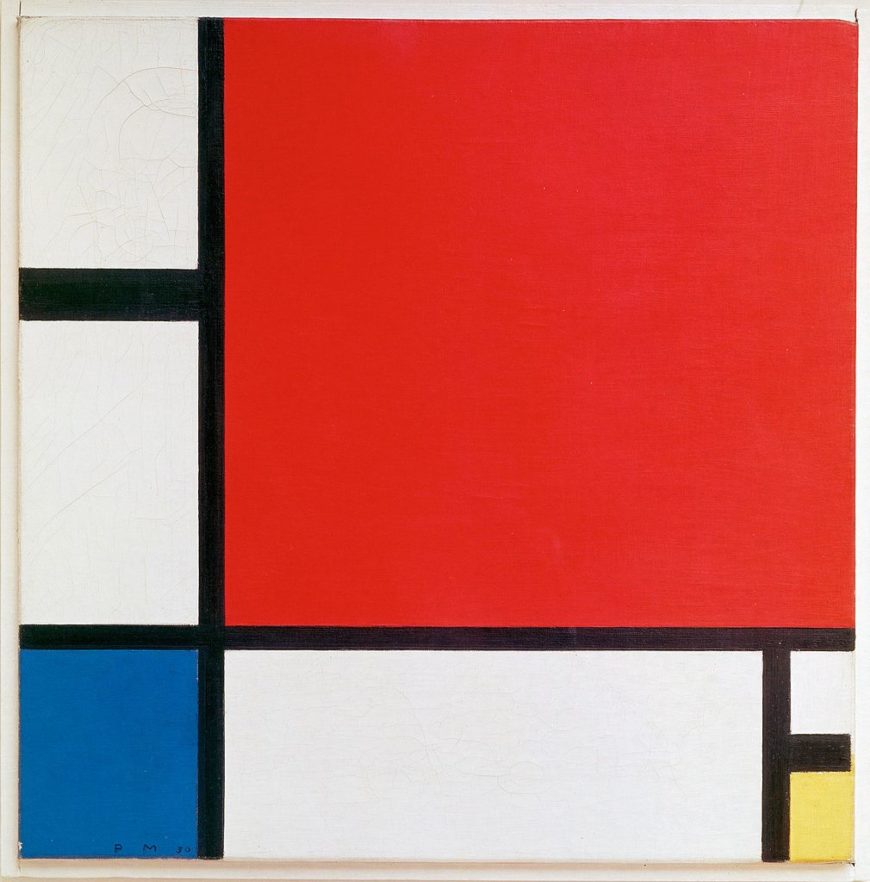 Piet Mondrian, Composition with Red, Blue, and Yellow, 1930, oil on canvas, 46 x 46 cm (Kunsthaus Zürich)