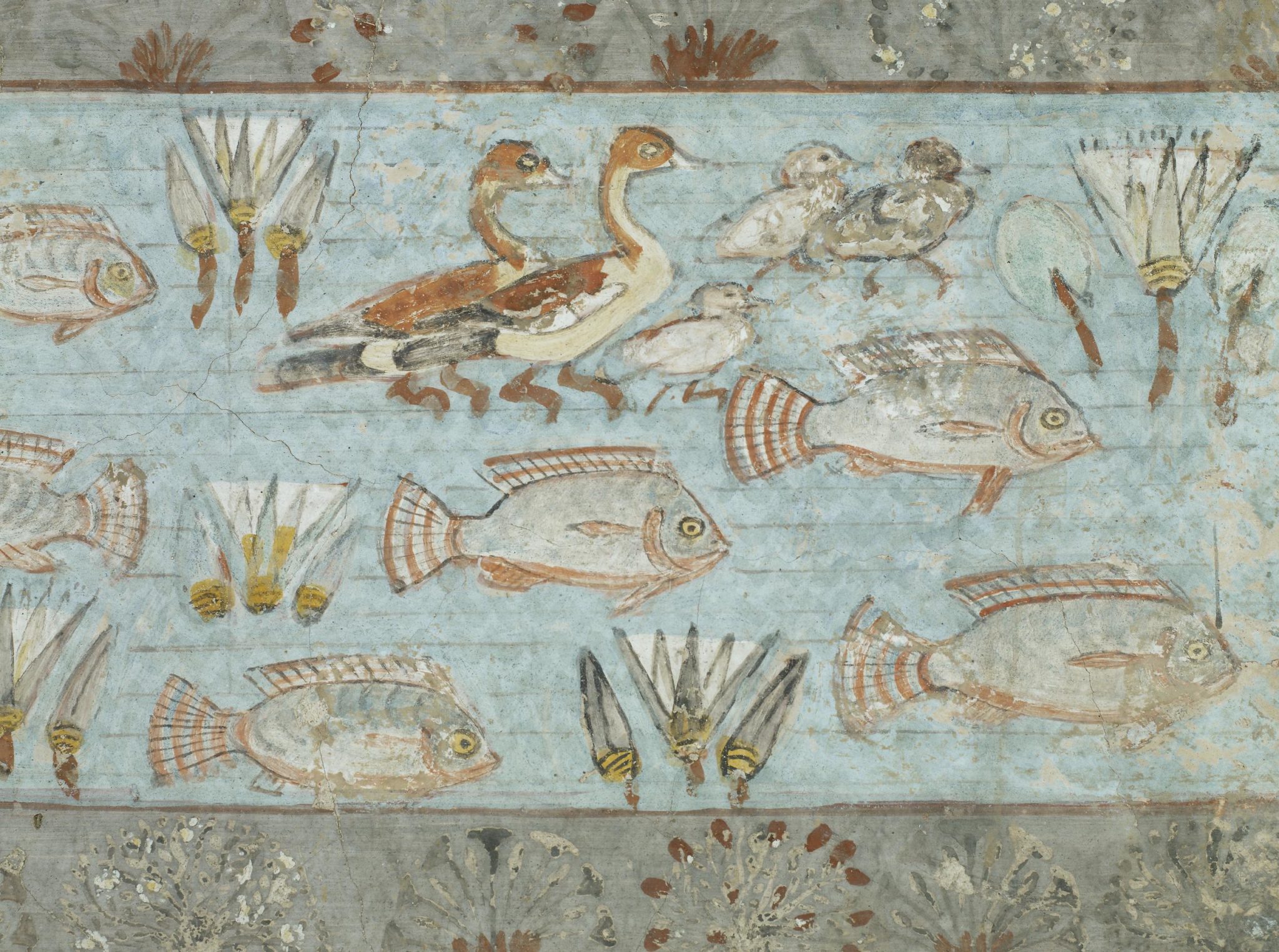 Искусство древнего Египта фреска a secco