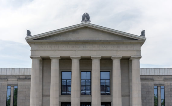 Contemporary politics and classical architecture: Federal Building and Courthouse, Tuscaloosa