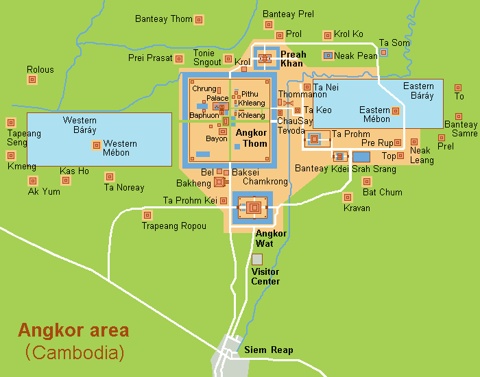 Angkor map