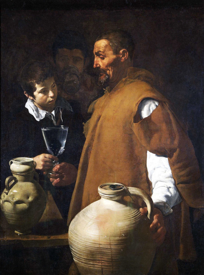 Diego Velázquez, The Waterseller of Seville, 1618-22, oil on canvas, 105 x 80 cm (Apsley House, London, England)