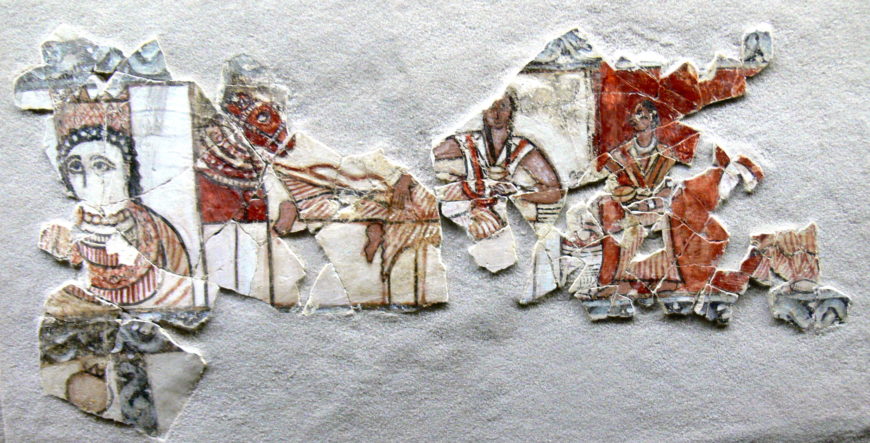 Painting from palace of Qaryat al-Faw, probably 1st or 2nd century C.E. 