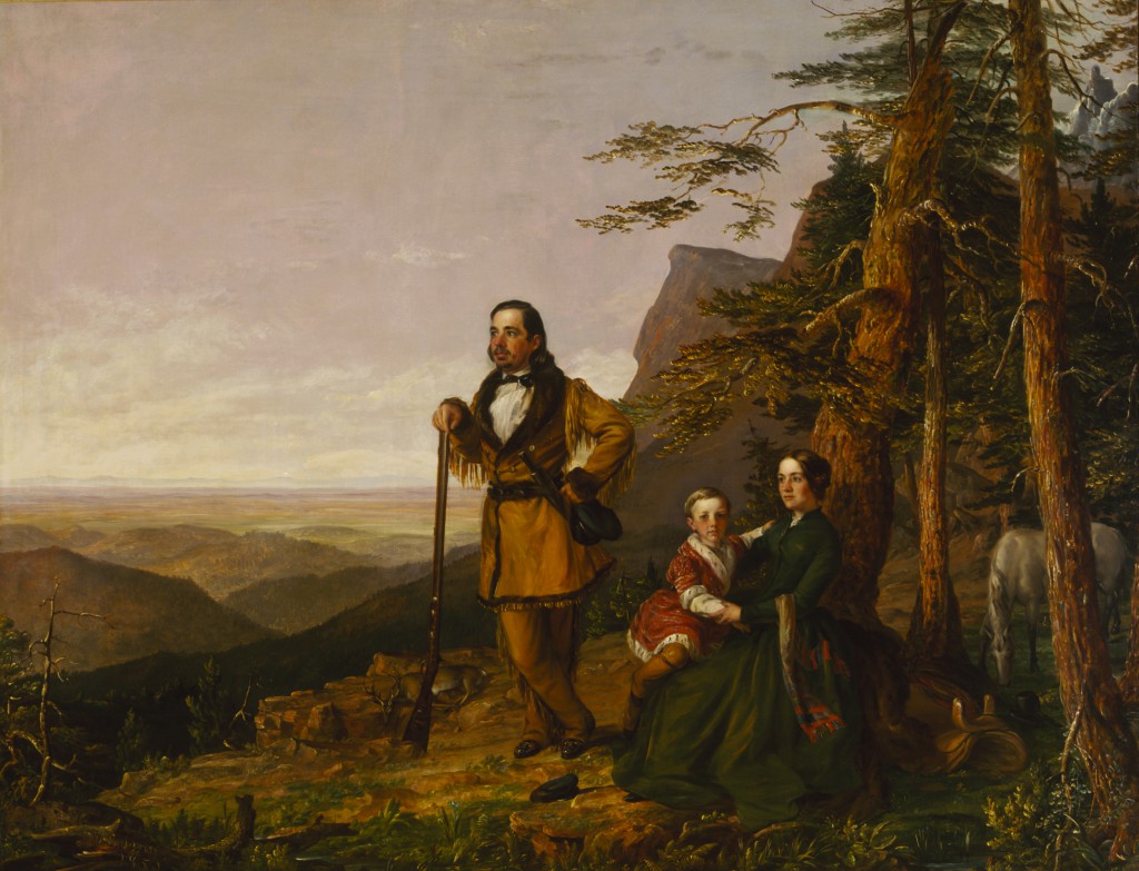 William S. Jewett, The Promised Land—The Grayson Family, 1850, oil on canvas, 50 3/4 x 64 in. (Terra Foundation for American Art, Daniel J. Terra Collection)