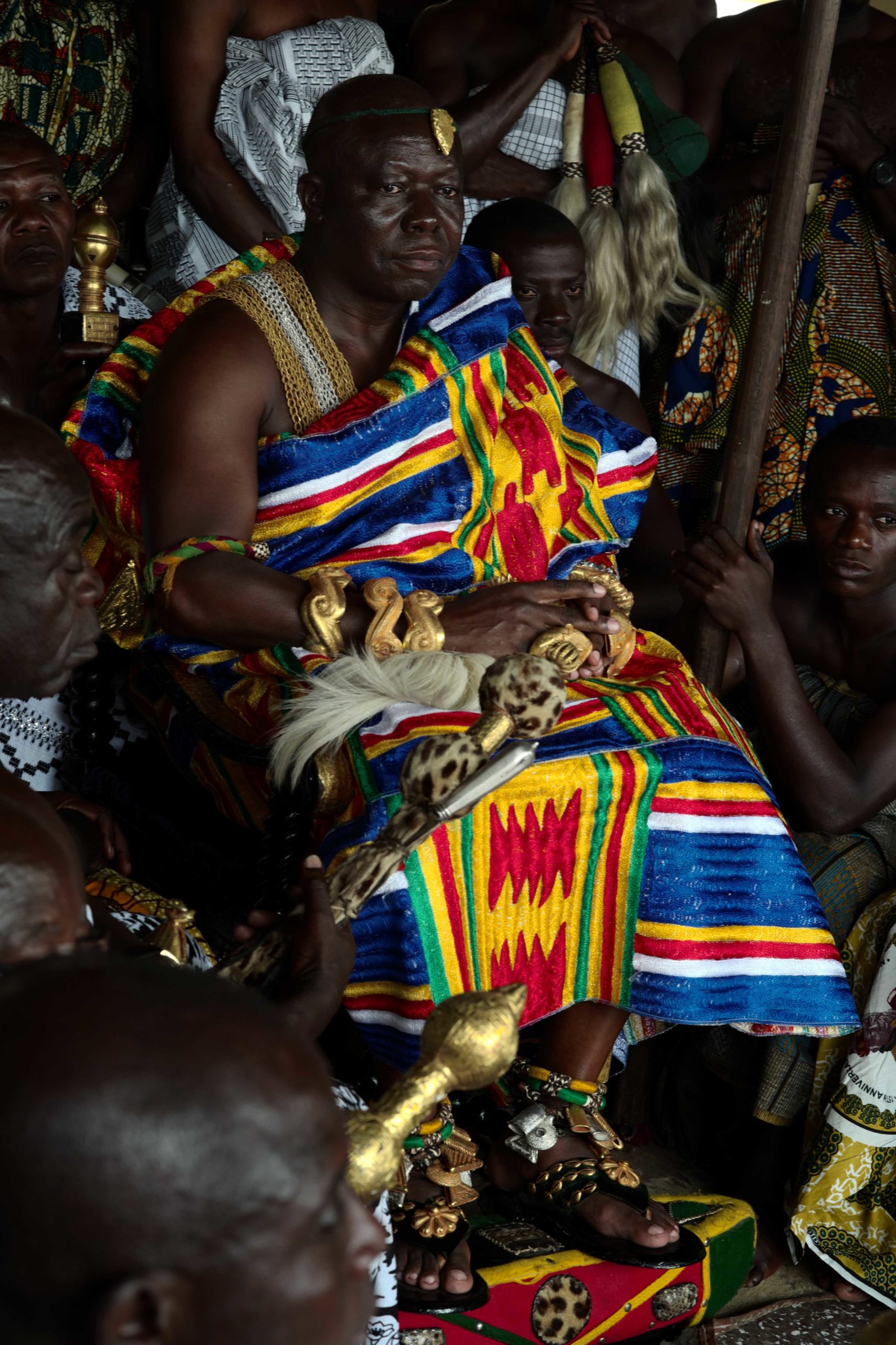Asantehene Otumfuo Nana Osei Tutu II, Kumasi, Ghana, 2017 (photo: Alfred Weidinger, CC BY 2.0)