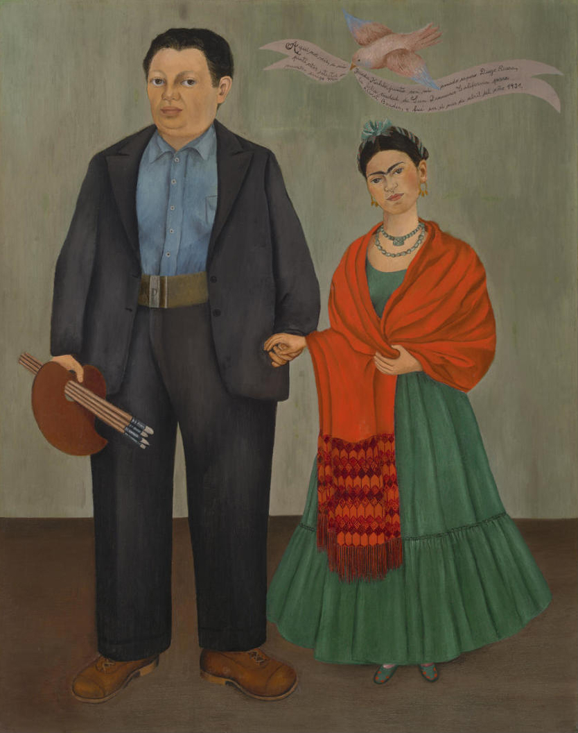 Frida Kahlo, Frieda and Diego Rivera, 1931, oil on canvas, 100.01 x 78.74 cm (San Francisco Museum of Modern Art)