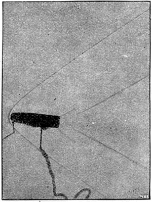 Charles Vernon Boys, Shadow of a Bullet from a Magazine Rifle, 1,400 Miles Per Hour, 1893. Source: William G. FitzGerald, “Some Curiosities of Modern Photography, Part II,” The Strand, No. 191 (February 1895).