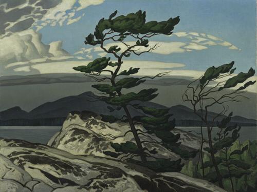 A. J. Casson, White Pine, c. 1957, oil on canvas, 76 x 101.3 cm (McMichael Collection)