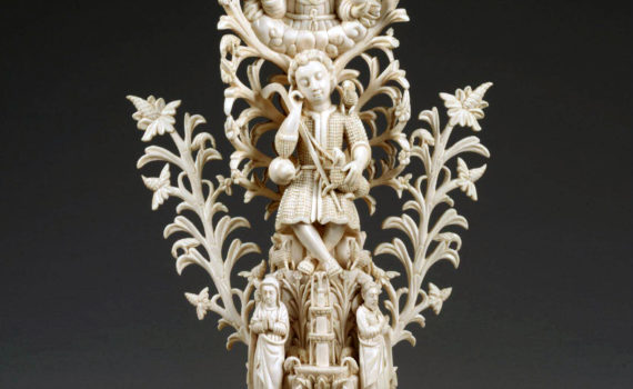 The Mount of the Good Shepherd (Good Shepherd Rockery) from the collection of the Victoria and Albert Museum, London (accession number A.58-1949). Indo-Portuguese, ivory, ca. 1650, place of origin: India (Goa).