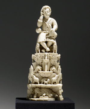 The Christ Child as Good Shepherd (Good Shepherd Rockery) from the collection of The Walters Art Museum (accession number 71.324)