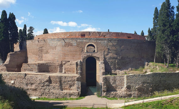 The Mausoleum of Augustus and the Piazza Augusto Imperatore in Rome