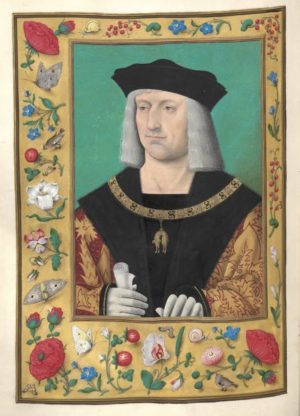 Maximilian as sovereign of the Order of the Golden Fleece, c. 1500, from the Livre des ordonnances de la Toison d'or (Austrian National Library)