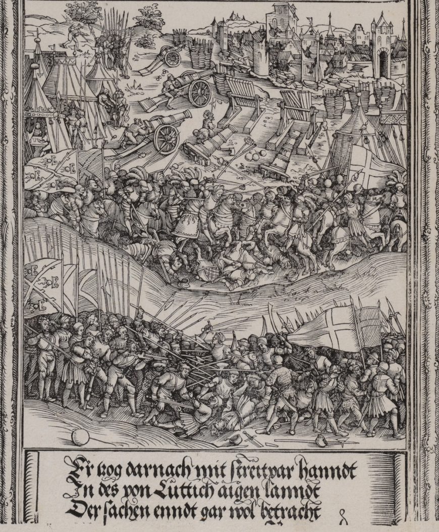 Albrecht Dürer, Arch of Honor, 1515, printed 1517–18, woodcut, 36 sheets of large folio paper printed from 195 woodblocks (The Metropolitan Museum of Art)