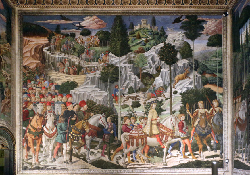 Benozzo Gozzoli, Procession of the Youngest King, Magi Chapel, Medici Palace (photo: Sailko, CC BY 3.0)