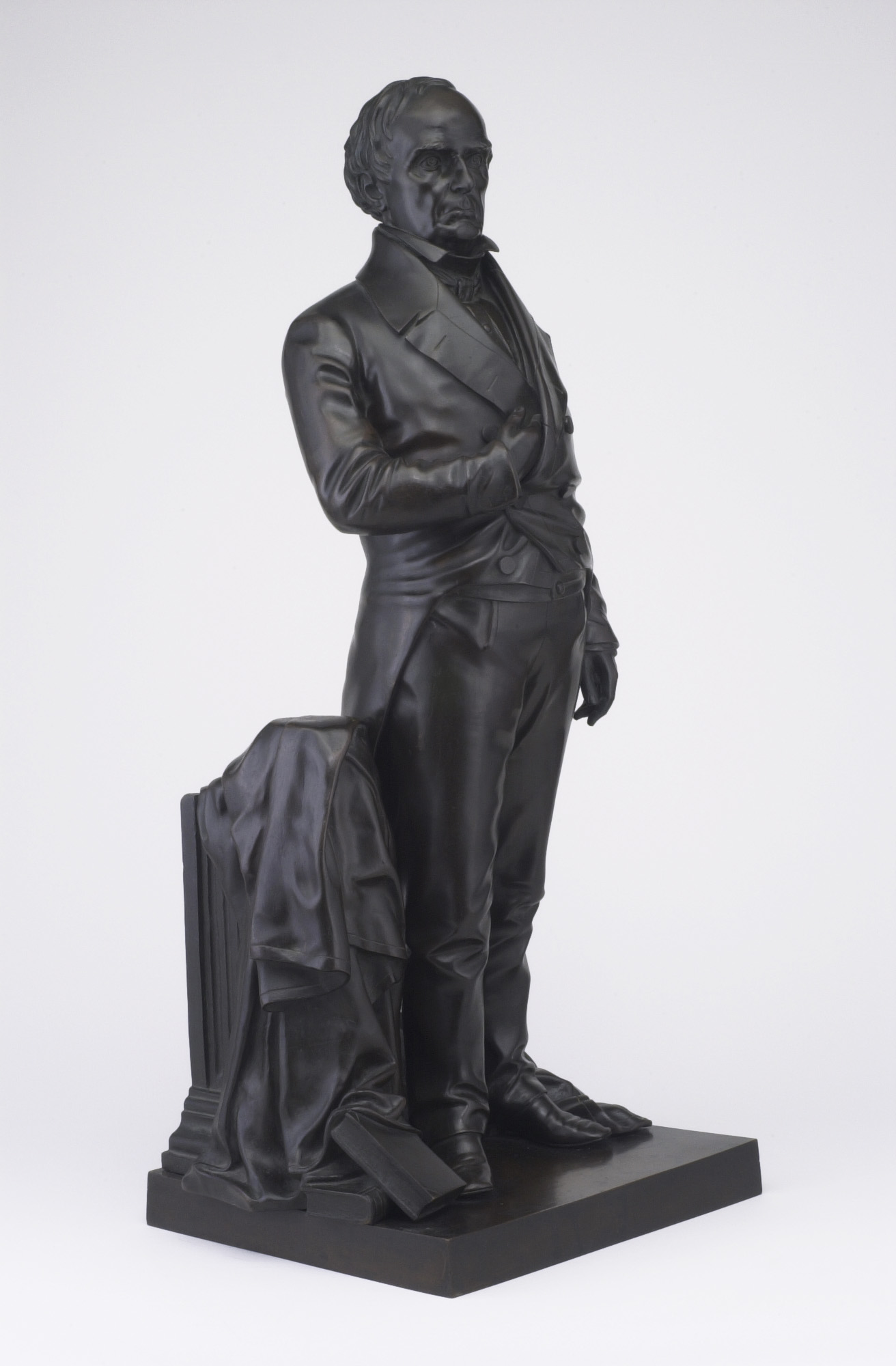 Thomas Ball, Daniel Webster, 1853, bronze, 30 x 12 x 11 inches (The Art Institute of Chicago)