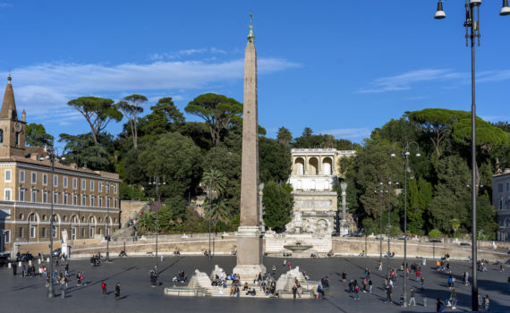 Obelisk in Piazza del Popolo (photo: Steven Zucker, CC BY-NC-SA 2.0)