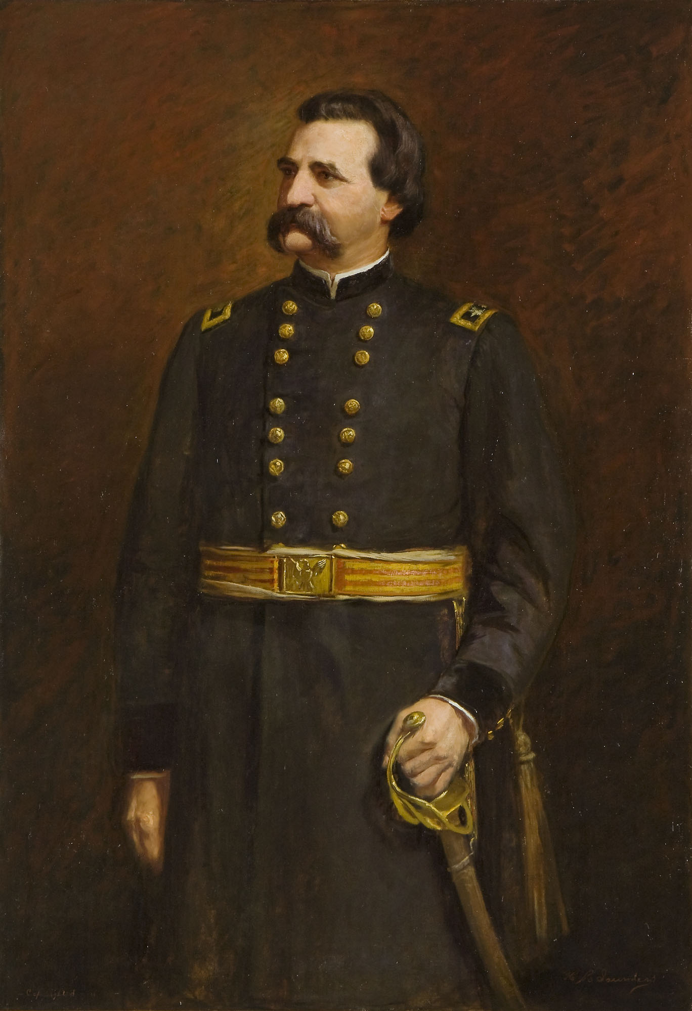 H. K. Saunders, General John A. Logan, 1911, oil on canvas, 65 x 45 inches (Chicago Public Library)