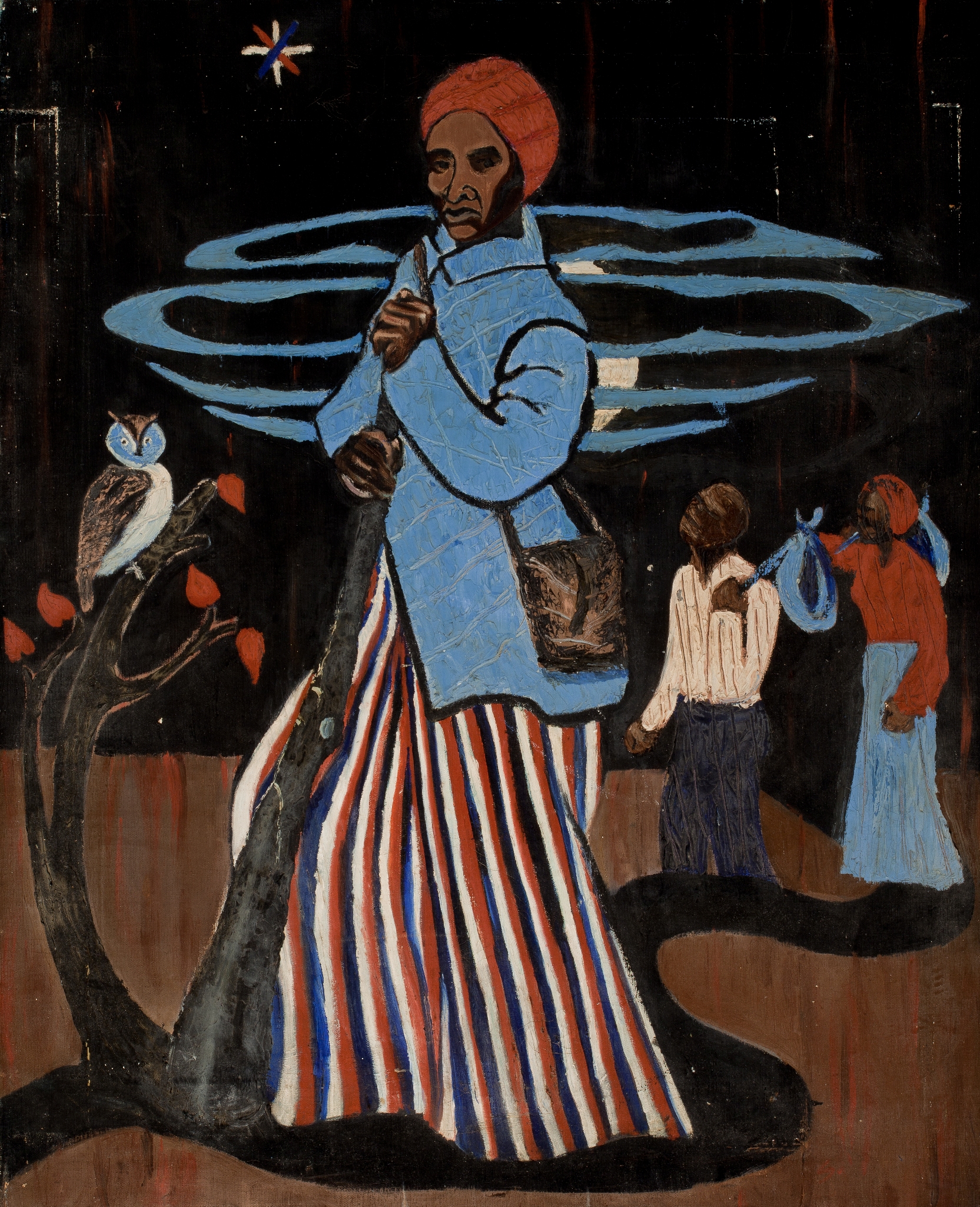 Shirley Firestone, <em>Harriet Tubman</em>, 1964, oil on canvas, 32 x 26 inches (DuSable Museum of African American History)