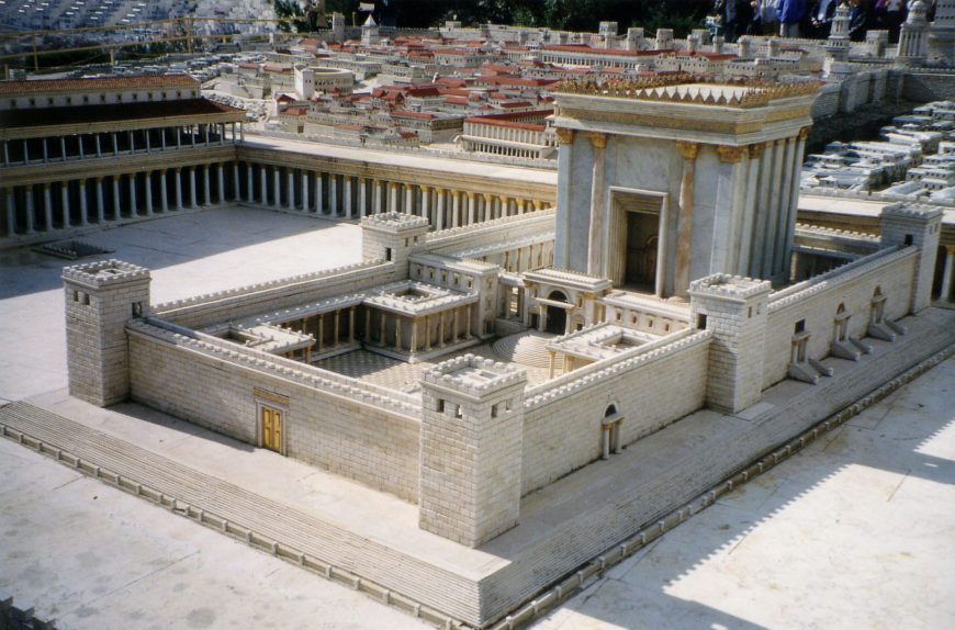 Model of Herod's Temple in Jerusalem (Israel Museum, photo: Juan R. Cuadra)