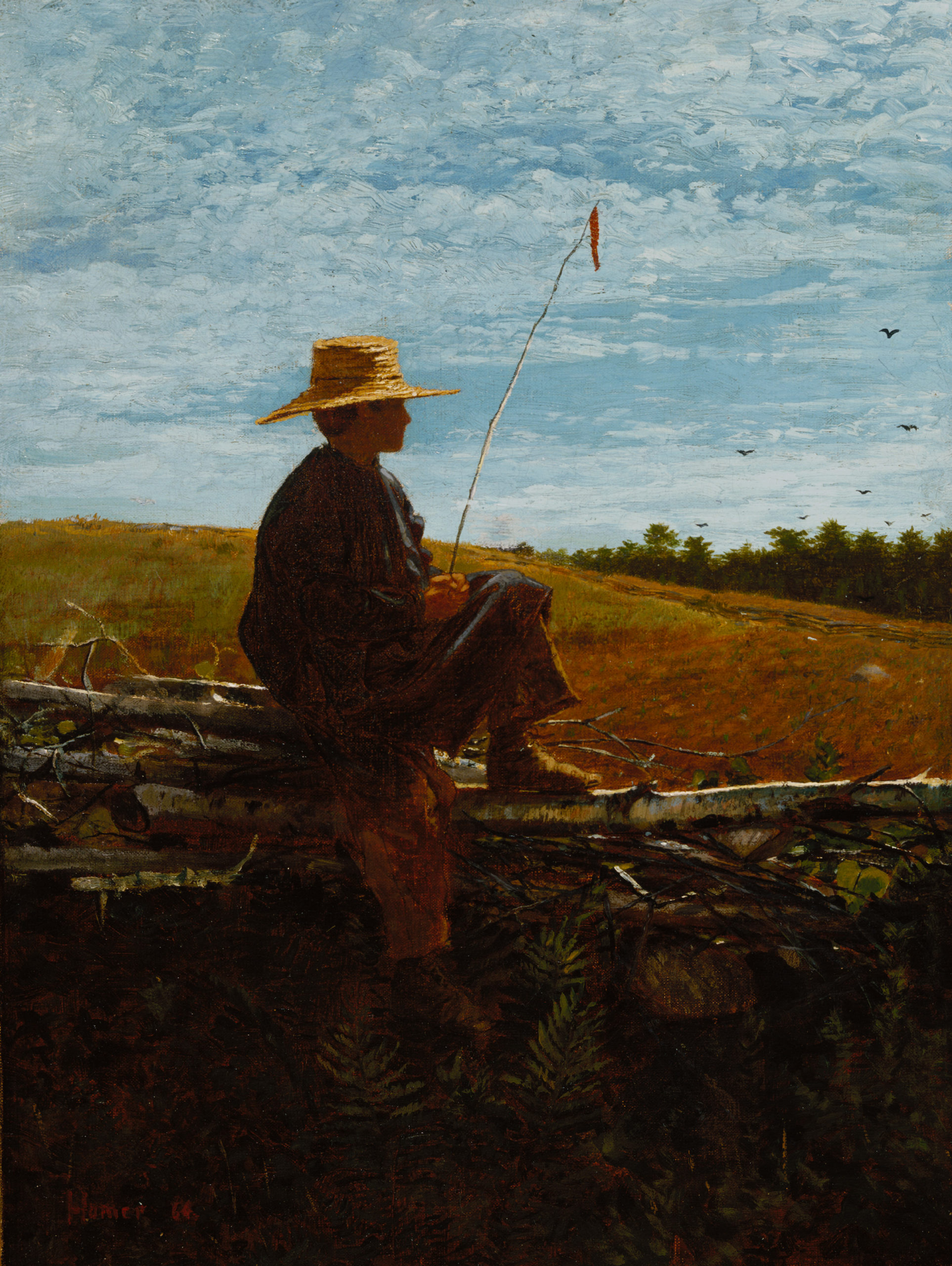 Winslow Homer, On Guard, 1864, oil on canvas, 12 1/4 x 9 1/4 inches (Terra Foundation for American Art)
