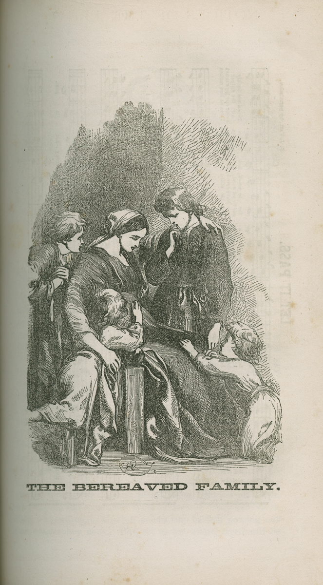 The Bereaved Family, 1865, The Mother's Journal and Family Visitant (Newberry Library)
