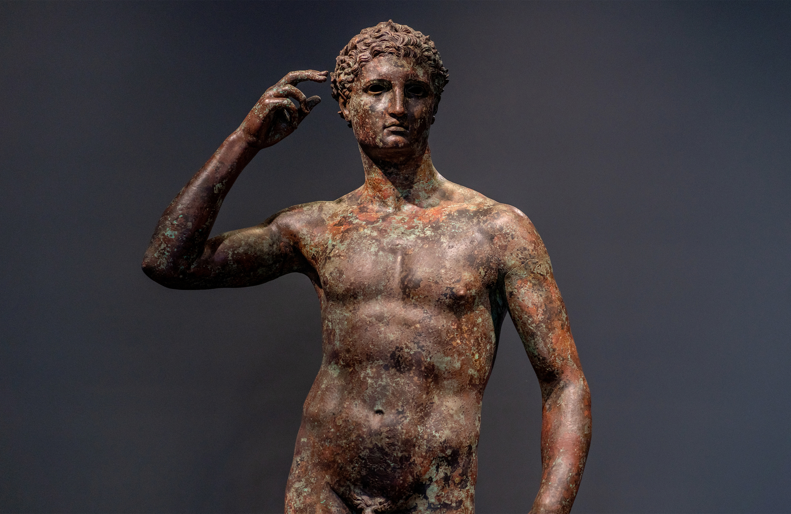 <em>Statue of a Victorious Youth</em> <br>Getty Conversations