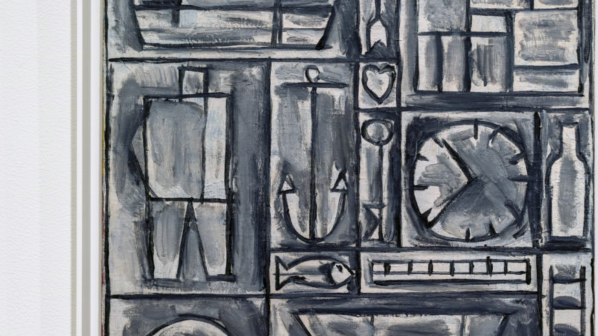 Joaquín Torres-García, <em>Composition</em>, 1931, oil on canvas, 91.7 x 61 cm (The Museum of Modern Art, New York) © estate of the artist