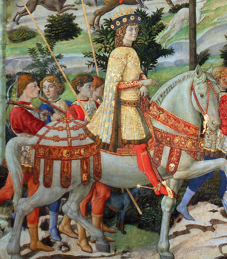Benozzo Gozzoli, Balthazar (detail), Magi Chapel, Medici Palace 