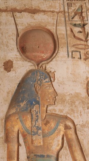 Hathor at the Memorial Temple of Ramses III at Medinet Habu (Dynasty 20)