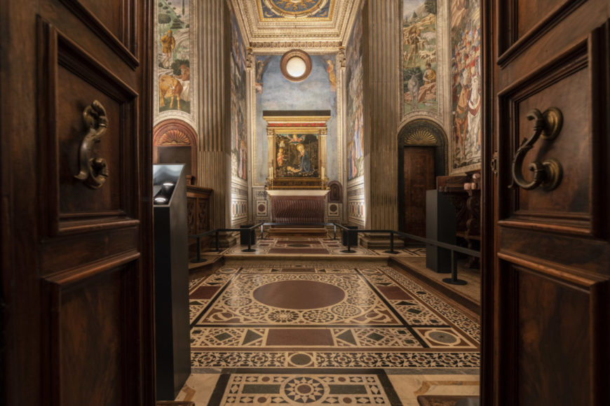Magi Chapel, with frescoes by Benozzo Gozzoli, Magi Chapel, Medici Palace