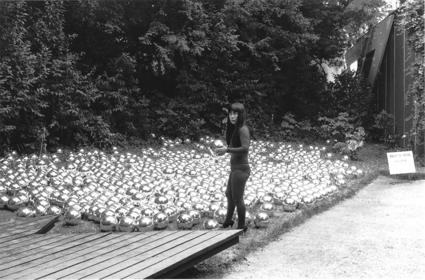 Yayoi Kusama, <em>Narcissus Garden</em>, 1966, installed in Venice Biennale, Italy, 1966 (photo: Yayoi Kusama Studio) © YAYOI KUSAMA. Courtesy David Zwirner, New York; Ota Fine Arts, Tokyo/Singapore/Shanghai; Victoria Miro, London/Venice.