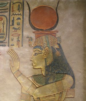 Isis in the tomb of a son of Ramses III in the Valley of the Queens (QV55)