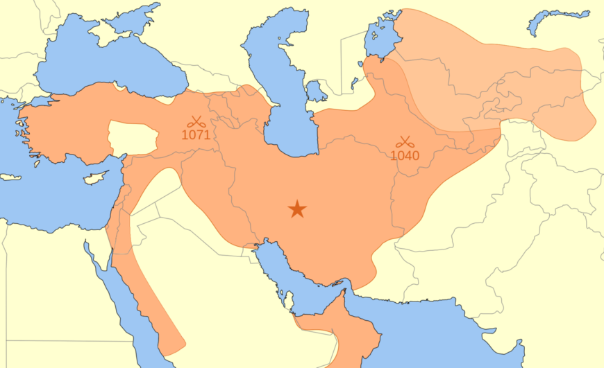 The Seljuk Empire in 1092 (photo: Osman bey, CC BY-SA 4.0)