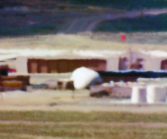 Trevor Paglen, Large Hangars and Fuel Storage, Tonopah Test Range, 2006