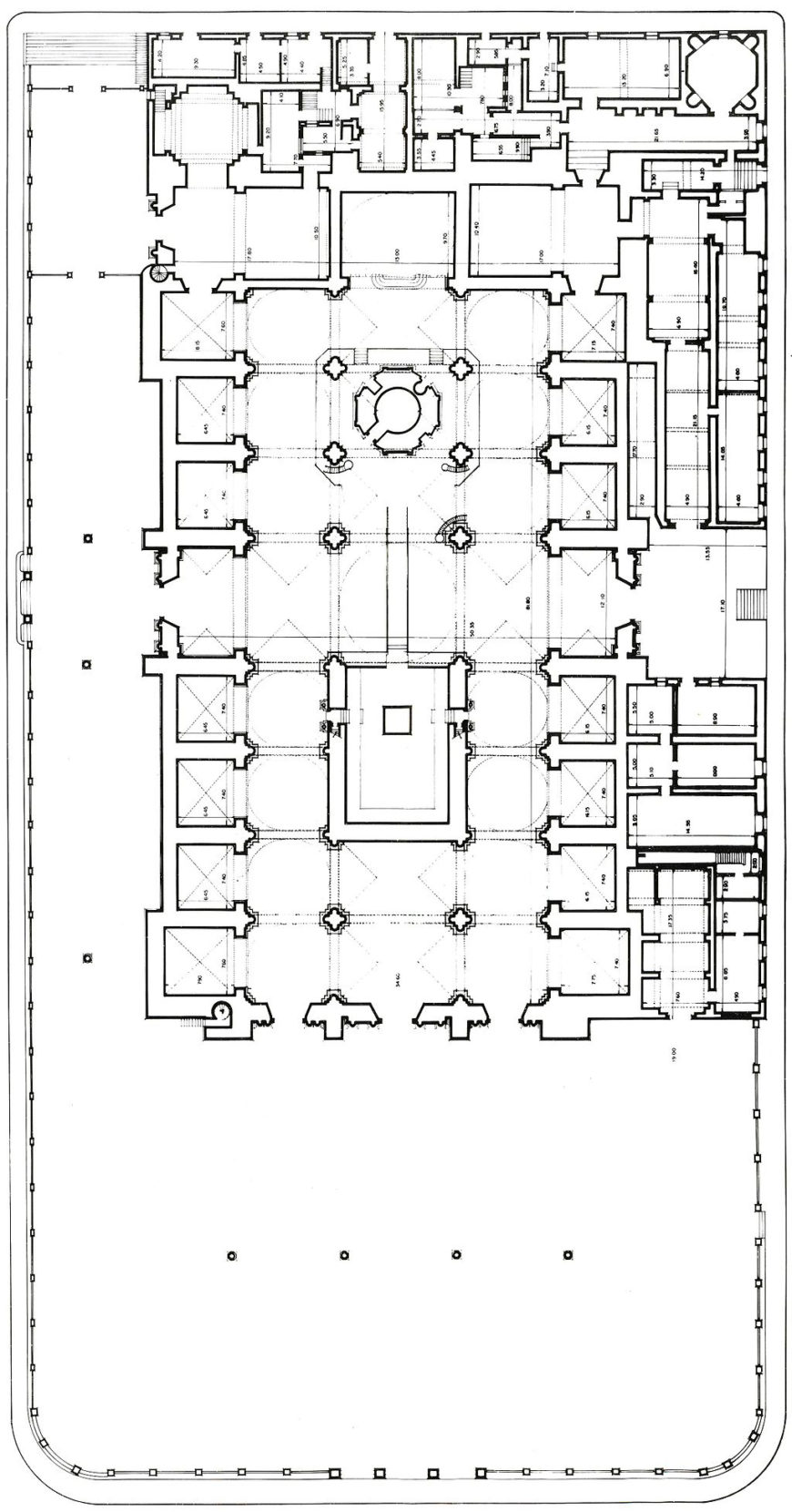 Plan of Puebla Cathedral