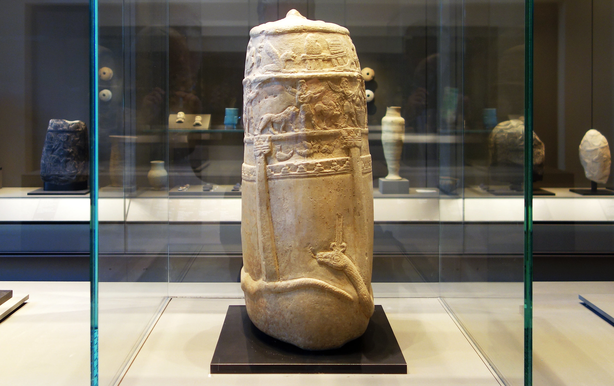 "Unfinished" Kudurru, Kassite period, attributed to the reign of Melishipak, 1186–1172 B.C.E., found in Susa, where it had been taken as war booty in the 12th century B.C.E. (Louvre, Paris; photo: Steven Zucker, CC BY-NC-SA 2.0)