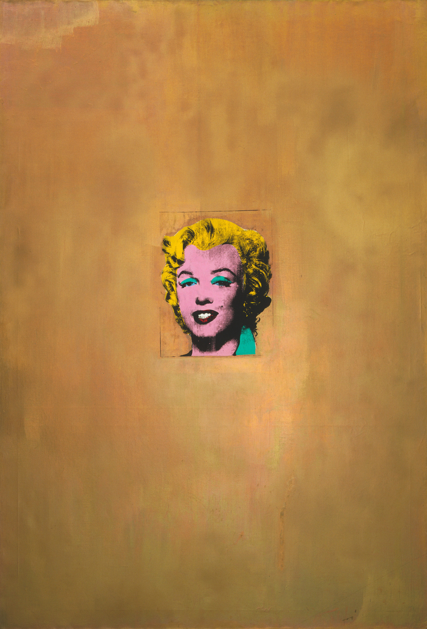 Andy Warhol, Gold Marilyn Monroe, 1962, silkscreen on canvas, 211.4 x 144.7 cm (Museum of Modern Art, New York)