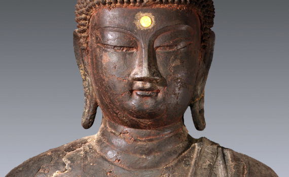 Cast-iron Buddha