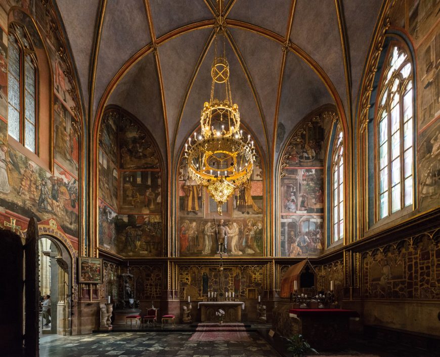 Chapel of Wenceslas, 1344–64, Prague Cathedral (photo: DXR, CC BY-SA 4.0)